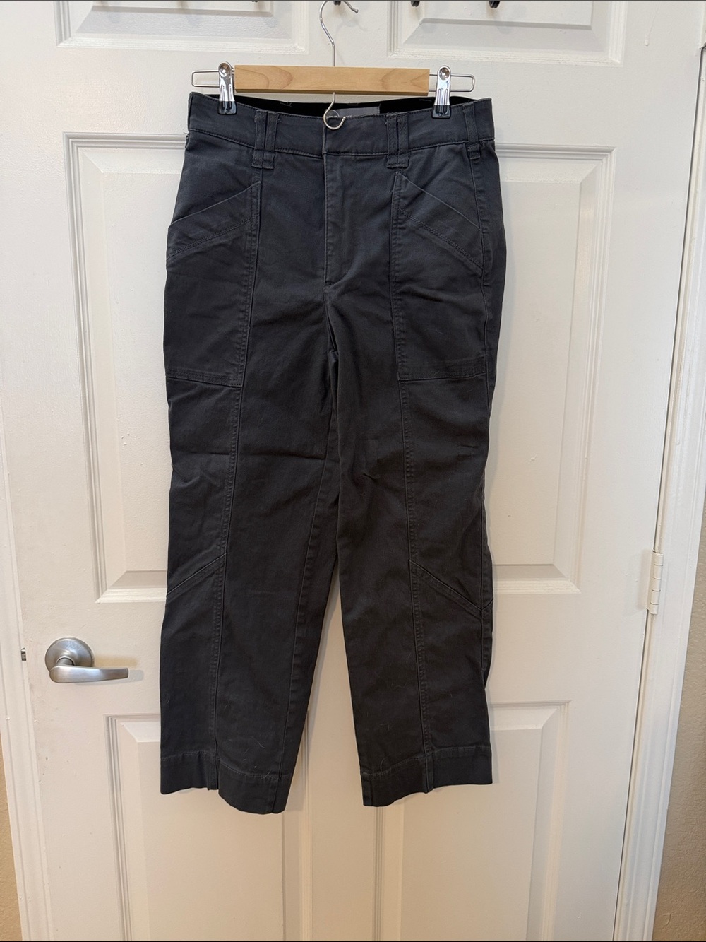 Wit & Wisdom Navy Cropped Cargo Pants